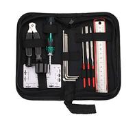 Guitar Tool Kit for String Instrument,Professional Guitar Repairing Maintenance Set With Hex Wrenches, Files,Chord Pitch Ruler, 3-in-1 String Winding device