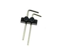 Guitar Tool Set 1set Guitar Headstock Mounted Allen Key Wrench Holder Tools(Black)