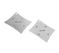 Guitar Tool Set 2pcs Guitar Fingerboard Saddle Nut Radius Gauge Stainless Steel Tool