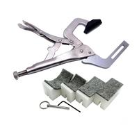 Guitar Tool Set Fingerboard Handheld Fret Press Insert Tool With 4 Radius Inserts Guitar Luthier Repair Set Release Lever Neck Suppot(Machine)