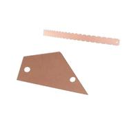 Guitar Tool Set Guitar Neck Notched Straight Edge Ruler Stainless Steel Guitar Fret Leveling Ruler Guitar Level Luthier Tool(Gold)