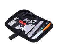 Guitar Tool Set, Guitar Repair Tools Leveling Ruler 20Pcs File Gasket for Maintenance Stringed Instrumen