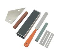 Guitar Tool Set Guitar Tool Set Care Grinding Stone 15CM Leveling Ruler Fret File Gasket Combination