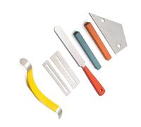 guitar tools maintenance Guitar Fret Crowning File Leveling Tool Grinding Protectors Repair Part Set Guitar Repair Tool (Color : The fourth set)