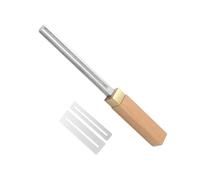 Guitar tools Square Guitar Fret File Four Sided Edge Sander Fourinone Protective Pad Tool For The Neck(Four-sided wooden handle file washer)