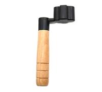 Guitar Tools Wooden Guitar String Winder Electric Bass Acoustic Peg Tuner Tool Crank Pin Puller(Black)