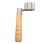 Guitar Tools Wooden Guitar String Winder Electric Bass Acoustic Peg Tuner Tool Crank Pin Puller(Gray)