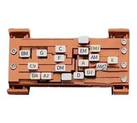 Guitar Trainer, Chord Aid Tool, Beginner Learning Assistant, Finger Placement Practice Device, Chords Memory Support to Fast Progress, Ideal for Home Lessons and Self Study 6.57x2.36x1.18 Inches