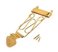 Guitar Trapeze Tailpiece - 6-String Electric Guitar Bridge Zinc Alloy, Replacement Metal Parts | Semi-Hollow Jazz Cutaway Lute Accessory | Endpiece Lute For Home Stage Live Performance Practice Repair