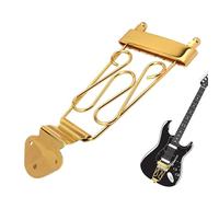 Guitar Trapezoidal Tailpiece Bridge, 6 String Guitar Replacement Parts | Tailpiece Bridge Trapeze for Home Stage Live Performance Studio Recording Exercises Repair Work