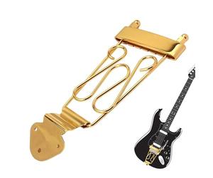 Guitar Trapezoidal Tailpiece Bridge, 6 String Guitar Replacement Parts | Tailpiece Bridge Trapeze for Home Stage Live Performance Studio Recording Exercises Repair Work
