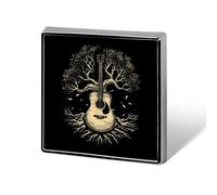 Guitar Tree Custom Lapel Pins Square Brooch Tie Suit Dress Accessories for Men Women Wedding Birthday