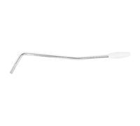 Guitar Tremolo Arm | Single Metal Whammy Bar for Pitch Adjustment & Vibrato Effects | Electric Guitar Part for Rock/Pop/Jazz | Glossy Finish, Long - Lasting (Silver Bar White Handle)