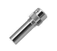 Guitar Tremolo Bridge and Arm Socket Set for Electric Guitar, 8.6mm Internal Thread, Sturdy Iron Construction, Compatible with Standard Tremolo Systems, Black/Chrome/Gold Options