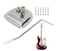 Guitar Tremolo Bridge - Electric Guitar Bridge, Vintage String Instrument Part, Zinc Alloy Tailpiece Replacement, Musical Equipment Accessory | Sound Enhancement Component, Rock Jazz Blues Instrument