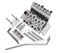 Guitar Tremolo Bridge Replacement Professional Double Rocking System For Show Maintenance Stage Guitar Replacement bridge(Silver)