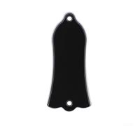 Guitar Truss Rod Cover for Standard for sg - Plain Black 2-Ply Bell Design Replacement Accessory 2.4 Inch