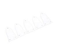 Guitar Truss Rod Cover Plate Set, 3 Hole Stable Guitar Truss Rod Cover 5pcs for DIY