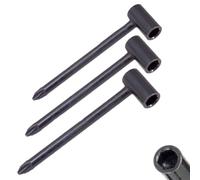 Guitar Truss Rod Wrench 3 Piece Hex Spanner 6.35 7 8 mm for Gibson for fender Neck Repair Luthier Tool Kit(Black)