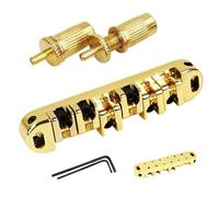 Guitar Tune Bridge, Adjustable Tune Bridge, 3.94x3.15x0.79 Inches, Easy Installation, Stringed Instruments, Electric Parts with 2 Wrenches for Beginners, Musicians, Music Lovers