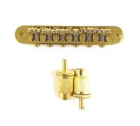 Guitar Tune-O-Matic Roller Saddle Bridge Replacement 6 String Electric Hardtail Parts Easy to Use Electric Saddle Parts Replacement Screws