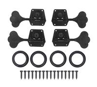 Guitar tuner, 2R 2L carbon fiber in stainless steel head guitar tuition for 4 bass guitar jazz strings
