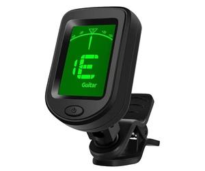 Guitar Tuner Clip - Chromatic Note Sensor, Vibration Pick Up Part, Foldable Tone Finder | Frequency Calibration Joint, Sound Management Utility For Folk Electric Banjo Mandolin Studio Area