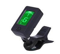 Guitar Tuner Clip On Digital Electronic for Bass Ukulele Violin with 440Hz A4 Frequency Twelve-tone Equal Temperament 0 5 Minutes Pronunciation Error Includes Charging Cable