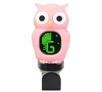 Guitar Tuner Clip On - Silicone | Cute LCD Chromatic Clip | Owl Guitar Tuner | High Precision Instrument | Chromatic Tuning Tool -Cartoon Design For Guitaar Bass Ukulele Violin Use