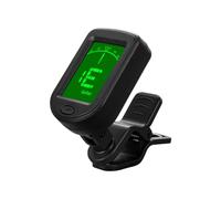 Guitar Tuner, Clip On Ukulele Tuner Large Clear LCD Display Digital Electronic Tuner for Twelve Tone Equal Temperament Guitar Violin Bass Banjo