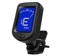 Guitar Tuner Clip |Professional 360 Degree Adjustable Design Clip On Tuner,Twelve Equal Temperaments Multifunction Electronic Tuner