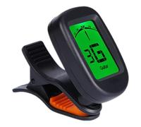 Guitar Tuner - Compact Pitch Meter, LED Display Calibrator, String Tone Adjuster | High Precision Chromatic Detection System, Rapid Response Sensor Circuit For Stage Practice Performance