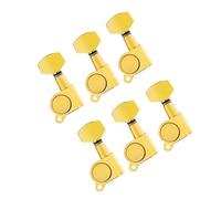 Guitar Tuner Head Gold/Chrome/Black Full Size Sealed Durable String Tuning Pins Guitar String Tuning Pins (Color : Gold)