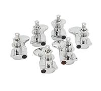 Guitar Tuner Knob Set, Electric Guitar String Knob. For Firmly Fixing the Enclosed Metal in 1:18 Gear Ratio for DIY