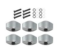 Guitar Tuner Pegs - 6-Piece Replacement Square Knob,Guitar Tuners Machine Heads Knobs - for Studio Daily Travel Maintenance Upgrade Repair Players Musician