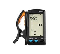 Guitar Tuner, Sturdy ABS Build Sleek Design Wide Range Professional ±5 Cents Accuracy Chromatic Tuner Compact for Guitar Bass Players Live Studio Practice Beginners Professionals