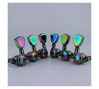 Guitar Tuners 3L3R 1:21 Rear Lock String Tuning Key Pegs Machine Head With Trapezium Handle Guitar Knobs Tuning Keys