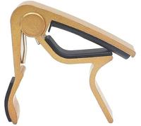 Guitar Tuning Accessory,Guitar Change Tune Clamp Universal Guitar Capo, Quick Change Clamp Key Zinc Alloy Metal Multicolor Capo(Gold)