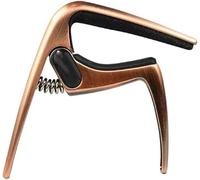 Guitar Tuning Accessory,Guitar Change Tune Clamp Zinc alloy capo,classical guitar capo, for classical guitar voice clip parts(Golden)
