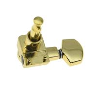 Guitar Tuning Accessory Pin-type Self-locking Button Guitar String Twist Folk Guitar Button Tuning Knob Silver Button Black Button(Gold)