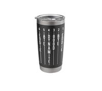 Guitar Tuning Design Eddie Ate Dynamite Good Bye Eddie Stainless Steel Insulated Tumbler