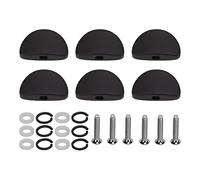 Guitar Tuning Peg Buttons Metal Ebony Square Shape Tuning Key Button Heads Tuners Machine Handle for Electric Guitars Metal Tuner Machine Head Button Guitar Head (large