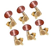 Guitar Tuning Pegs, 6-Pack 3R 3L Guitar Tuning Pins Closed Locking Tuners Knob Machine Head String