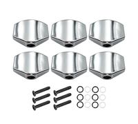 Guitar Tuning Pegs 6-Piece Metal Square Knob