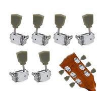 Guitar Tuning Pegs | Heads Replacement Parts Set | Guitar Machine Heads | Exquisite Vintage Jade Electric Tuners for Crafters, Enthusiasts, Home Studio Workshops and Live Performances