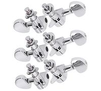 Guitar Tuning Pegs, Stable Guitar Locking Tuners, for Broken Acoustic Guitar(Silver)