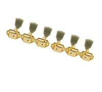 Guitar Tuning Pieces Basic 3R3L Vintage Machine Heads Tuning Keys Pegs Set For LP Guitar(Gold)