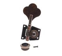 Guitar Tuning Pieces Electric Guitar Knob | 6pcs Wooden Folk Electric Guitar Tuners Handle Button Head Hat Handle Plastic Small Concave Hand(1R Red Copper)