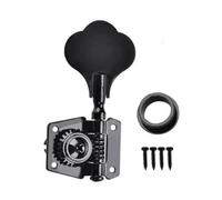Guitar Tuning Pieces Electric Guitar Knob | 6pcs Wooden Folk Electric Guitar Tuners Handle Button Head Hat Handle Plastic Small Concave Hand(1L Black)