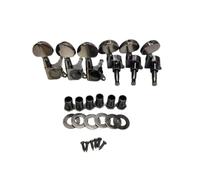 Guitar Tuning Pieces Guitar Tuning Pegs | 6PCS Black Nickel Folk Acoustic Guitar Tuning Pegs Fully Sealed Semi-Circular Button 3L3R
